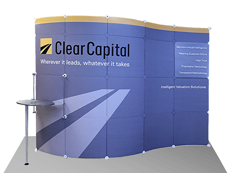 Lite Modular 10' Inline Exhibit LM-10A - Backwall / Inline Display