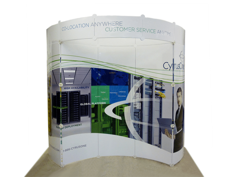 Lite Modular 10' Inline Exhibit LM-10D - Backwall / Inline Display