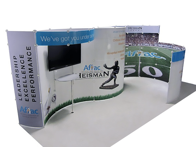 Lite Modular 20' Inline Exhibit LM-20G - Backwall / Inline Display