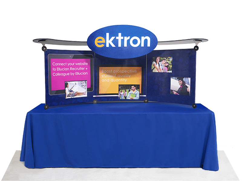 Lite Modular Tabletop 6' Display LM-T6B - Tabletop Display