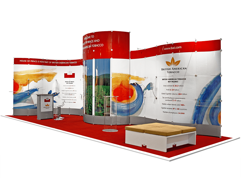 Backwall Displays - Inline Trade Show Exhibit Booths