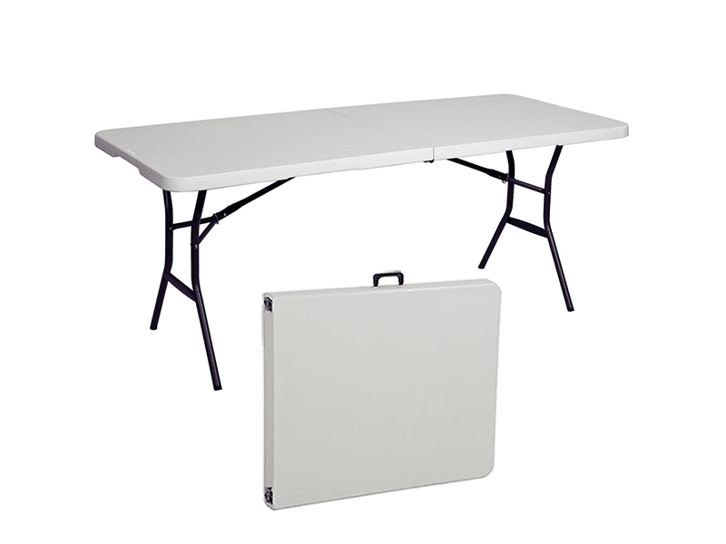 Folding Table 6' with Carry Handle - Booth Accessory