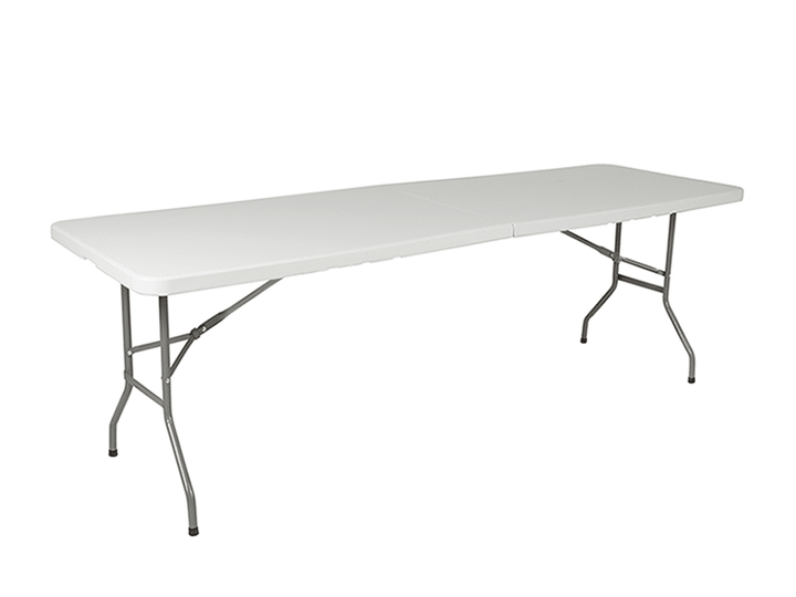 Folding Table 8' with Carry Handle - Booth Accessory