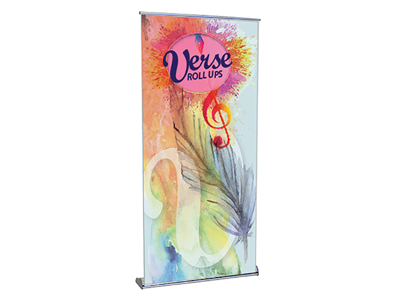 Verse-1 Rollup 39x83 Banner Stand – Single Sided - Banner Stand