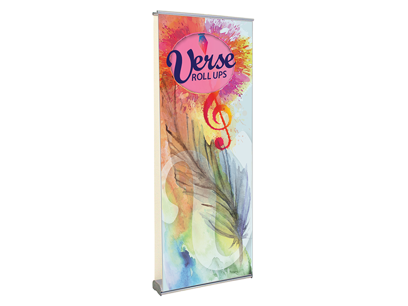 Verse-2 Rollup 31x83 Banner Stand – Double Sided - Banner Stand