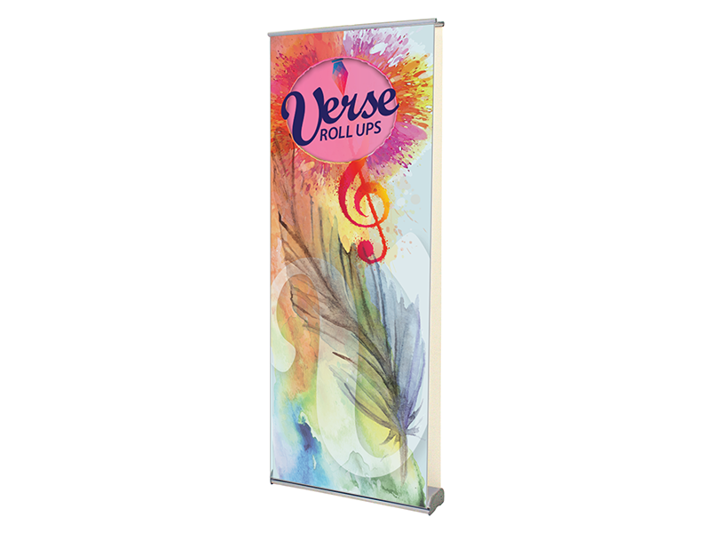 Verse-2 Rollup 31x83 Banner Stand – Double Sided - Banner Stand