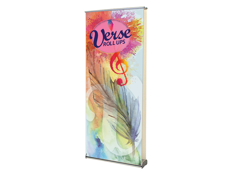 Verse-2 Rollup 35x83 Banner Stand – Double Sided - Banner Stand