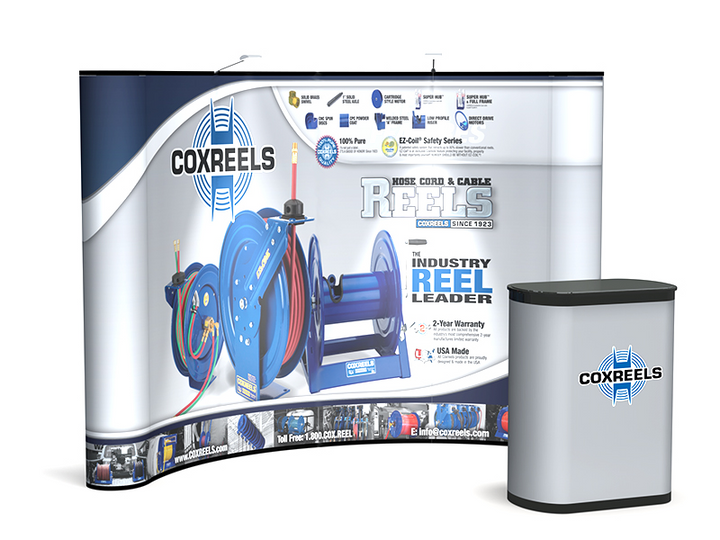 Commuter 10' Pop Up KIT - Curved Graphic Panel