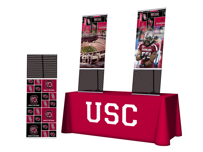 Concierge Tabletop Banner Brochure Holder - 2 Unit KIT - Tabletop Display