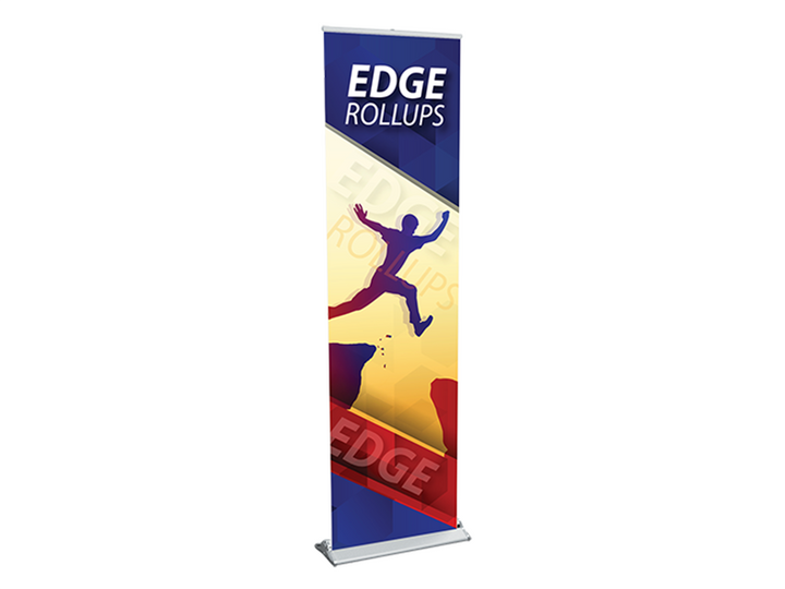 Edge Rollup 23" x 83" Retractable Banner Stand Display for Trade Shows - ExpoTrade Exhibits