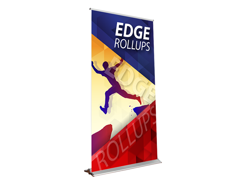 Edge Rollup 47" x 83" Retractable Banner Stand Display for Trade Shows - ExpoTrade Exhibits