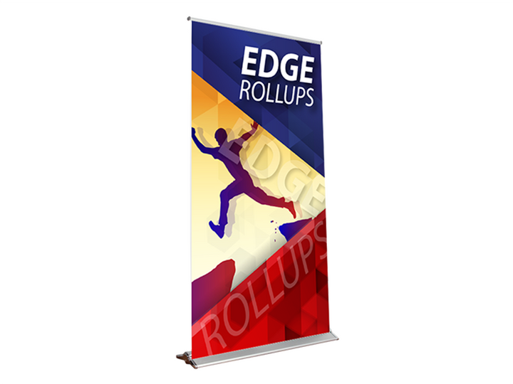 Edge Rollup 47" x 83" Retractable Banner Stand Display for Trade Shows - ExpoTrade Exhibits