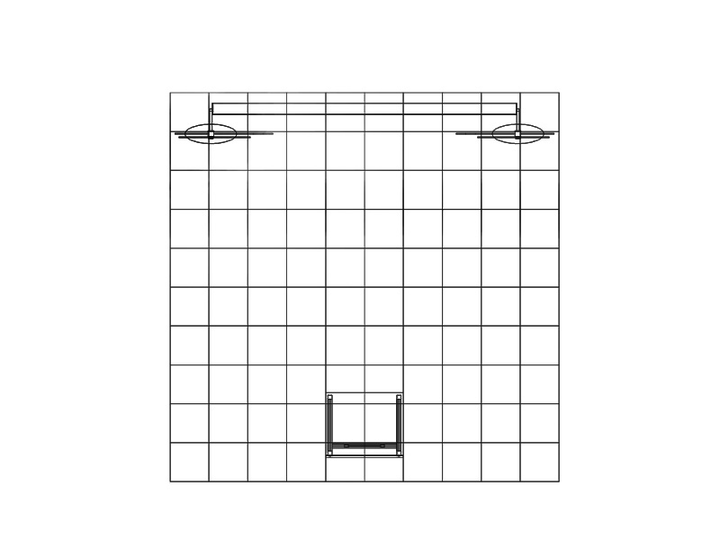 eSmart Hybrid 10' Inline Exhibit - KIT ECO-1062 - Backwall / Inline Display