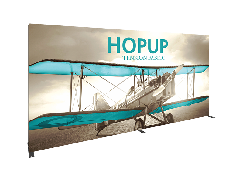 Hop-Up 15' FULL Graphic Display - Straight 6x3 - Backwall / Inline Display