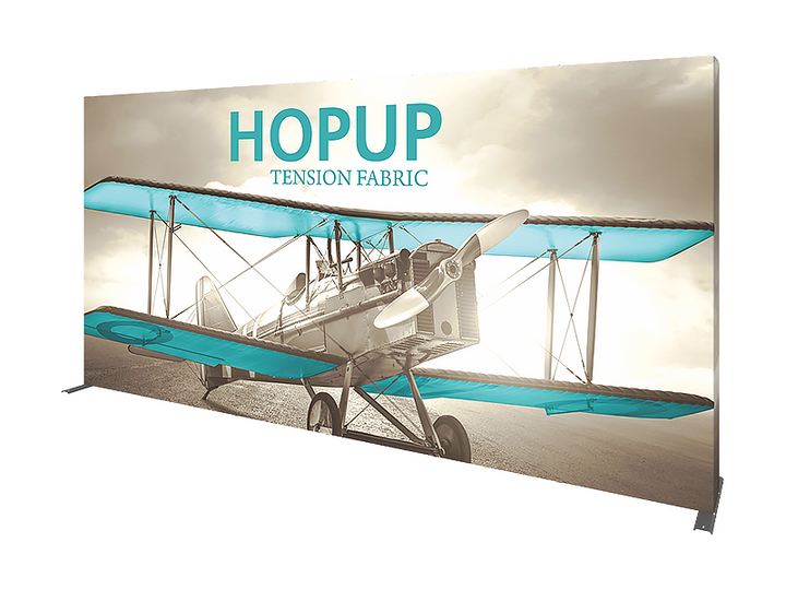 Hop-Up 15' FULL Graphic Display - Straight 6x3 - Backwall / Inline Display