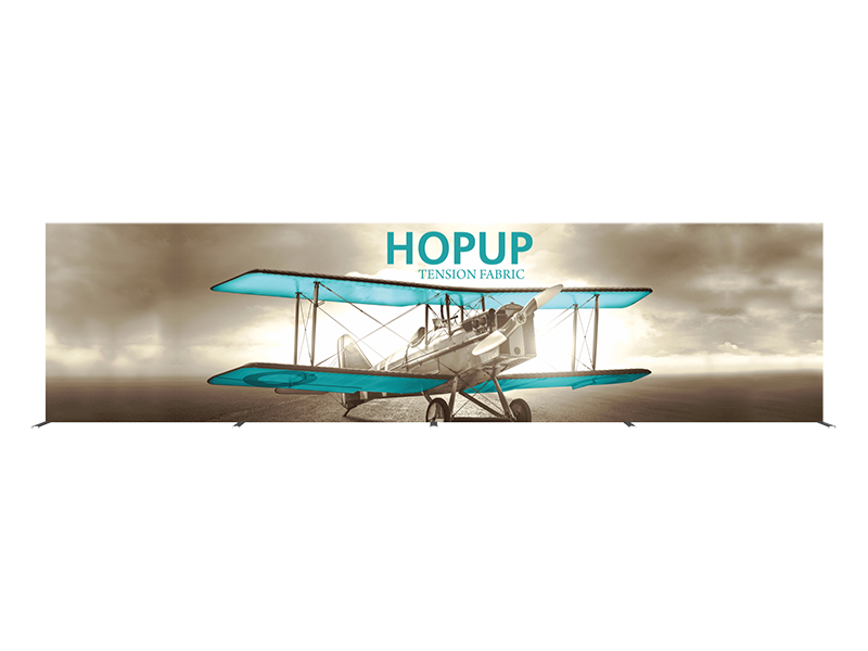 Hop-Up 30' FRONT Graphic Display - Straight 12x3 - Backwall / Inline Display