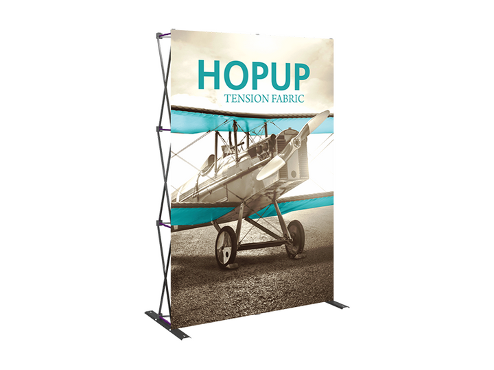 Hop-Up 6' FRONT Graphic Display - Straight 2x3 - Backwall / Inline Display