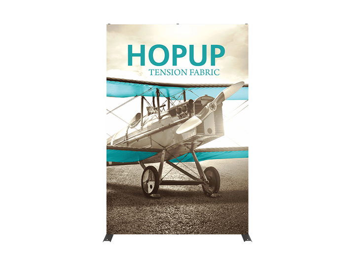 Hop-Up 6' FRONT Graphic Display - Straight 2x3 - Backwall / Inline Display