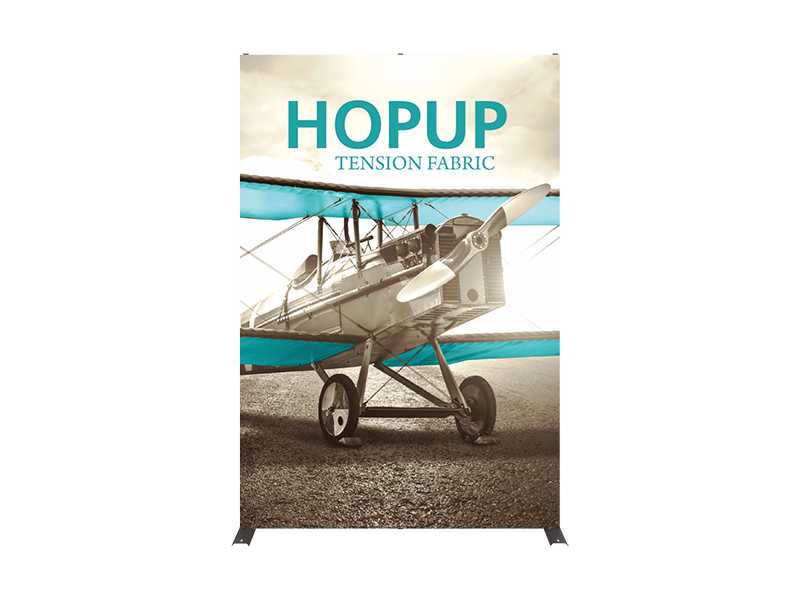 Hop-Up 6' FULL Graphic Display - Straight 2x3 - Backwall / Inline Display