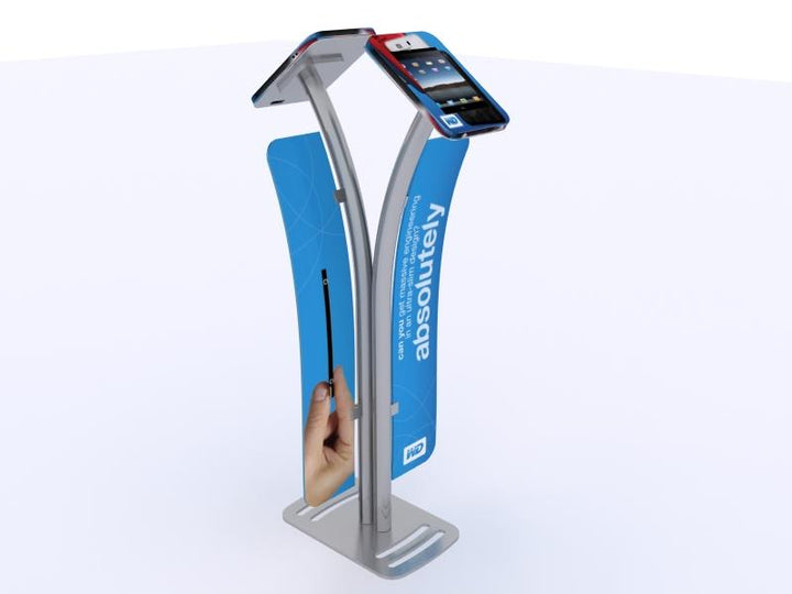 Tablet Kiosk Display Stand - iPad / Android MOD-1334 - Booth Accessory