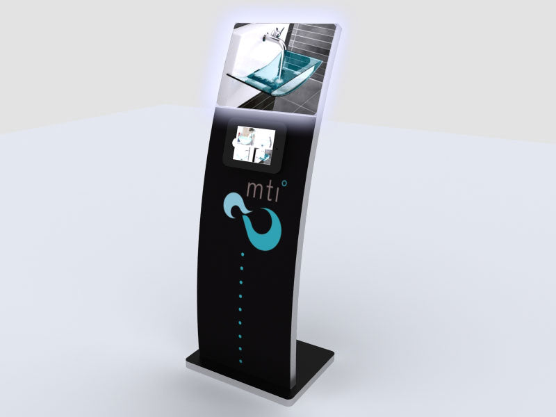 Tablet Kiosk Lightbox Display Stand - iPad / Android MOD-1362 (36x79)