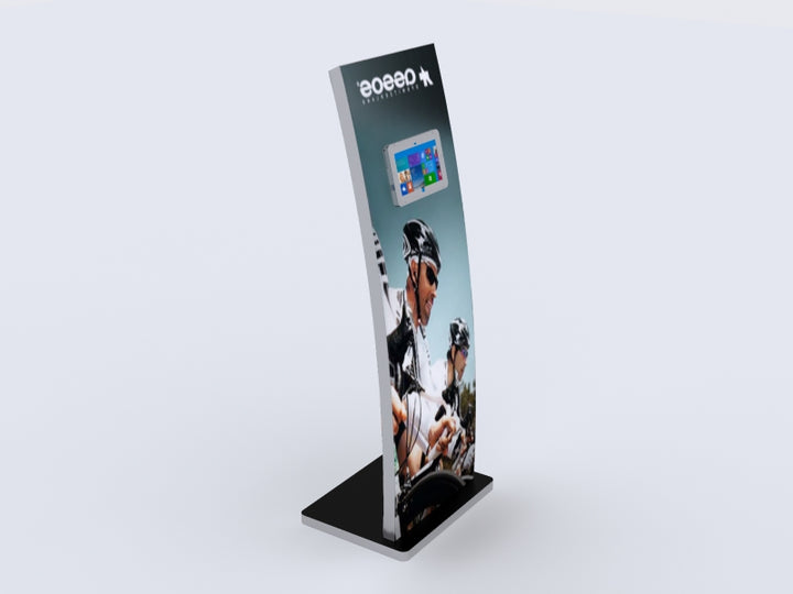 Tablet Kiosk Lightbox Display Stand - iPad / Android MOD-1363 (20x64)