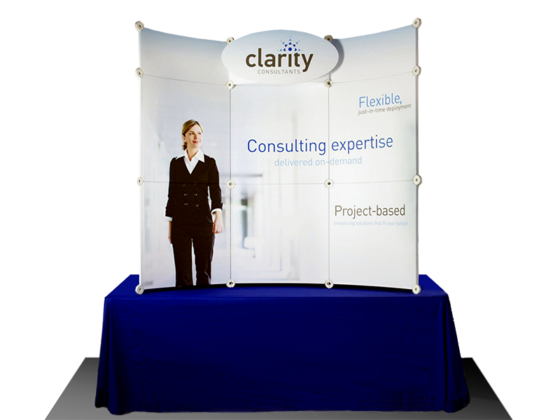 Lite Modular Tabletop 6' Display LM-T6F - Tabletop Display