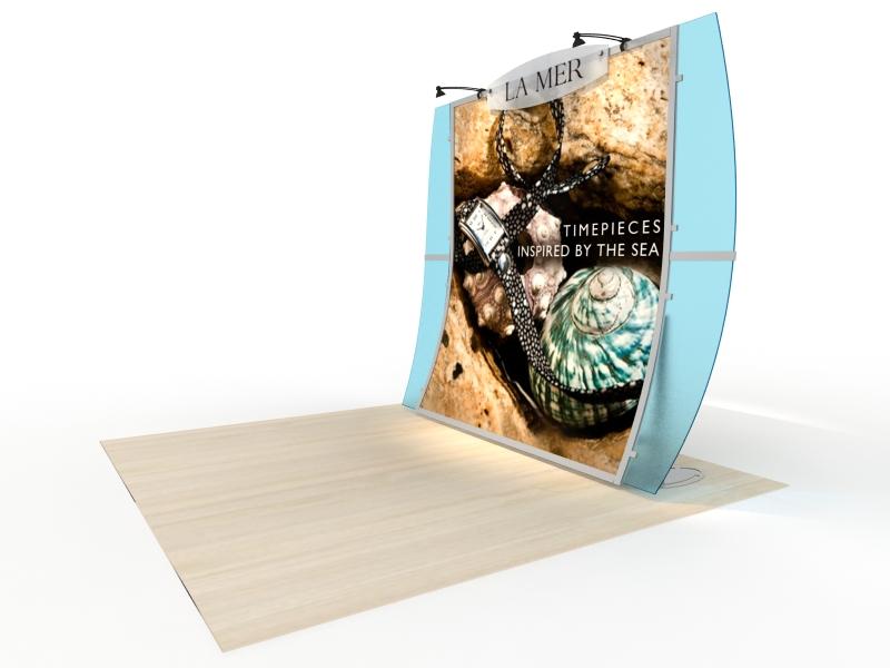Magellan Hybrid 10' Inline Exhibit - Magic KIT VK-1238 - Backwall / Inline Display