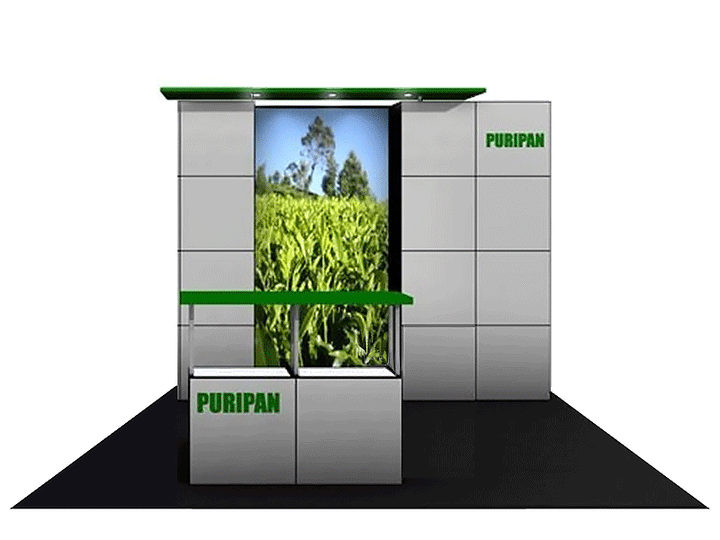 MultiQuad Modular 10' Exhibit MQ-10K - Backwall / Inline Display