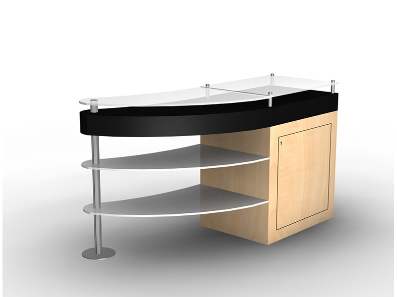 Reception Counter - LTK-1136 - Booth Accessory