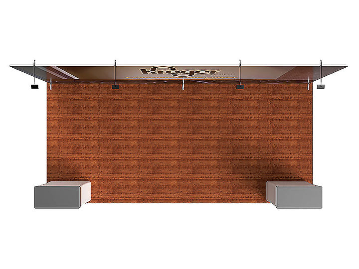 Signature 20' Single-Panel Display Kit Straight