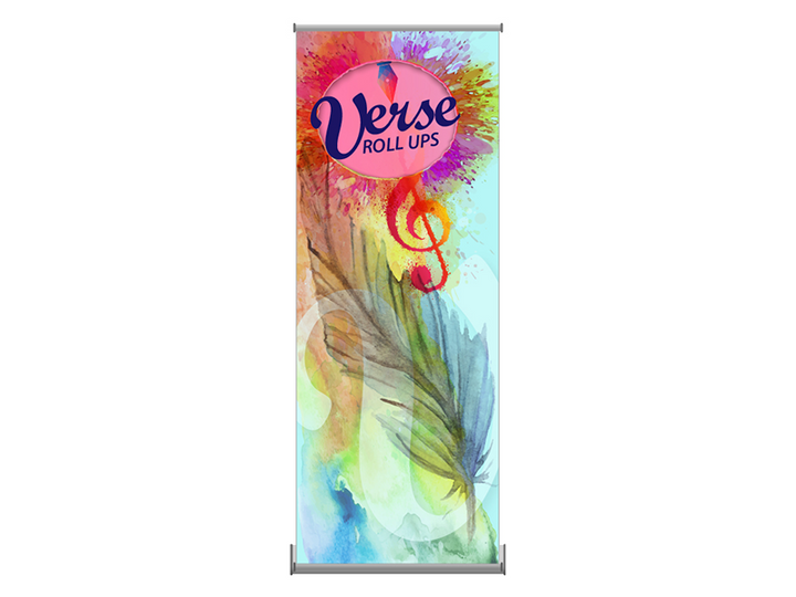 Verse-1 Rollup 31x83 Banner Stand – Single Sided - Banner Stand