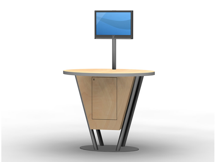 Workstation Kiosk - MOD-1180 - Booth Accessory